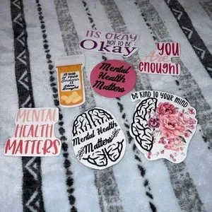 Wall Decor | Mental Health Sticker Pack | Poshmark
